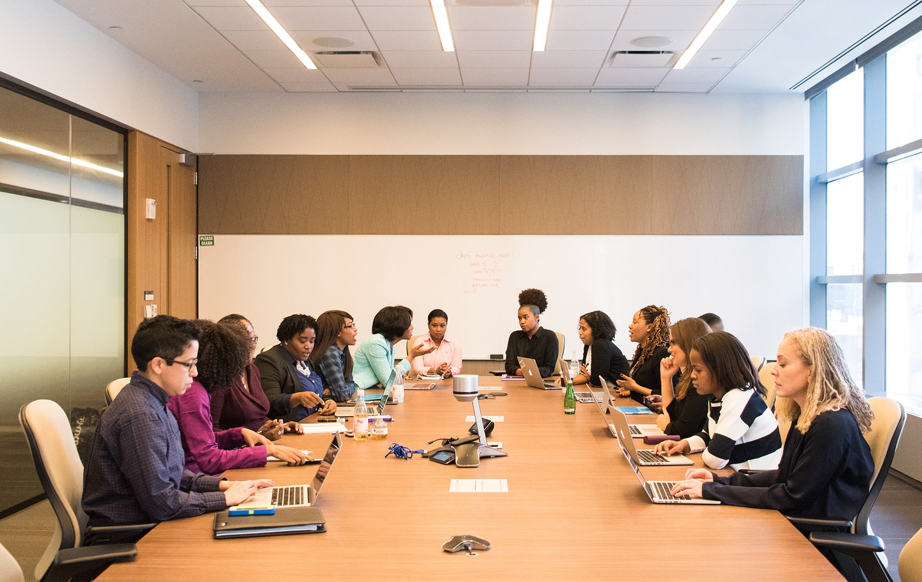 Elite CV Crafters team collaborating in a strategy meeting